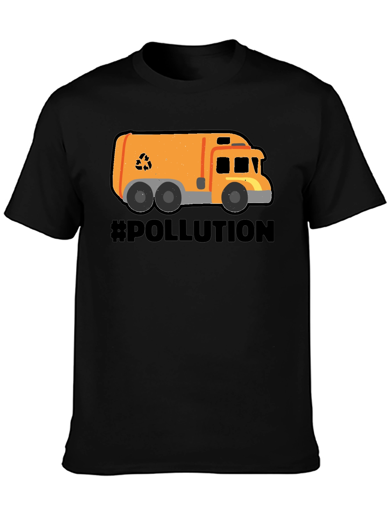 Recycle Truck Graphic T-Shirt - Pollution Awareness Tee