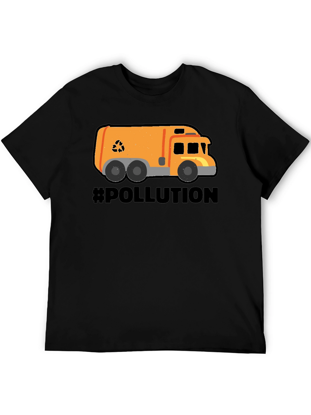 Recycle Truck Graphic T-Shirt - Pollution Awareness Tee
