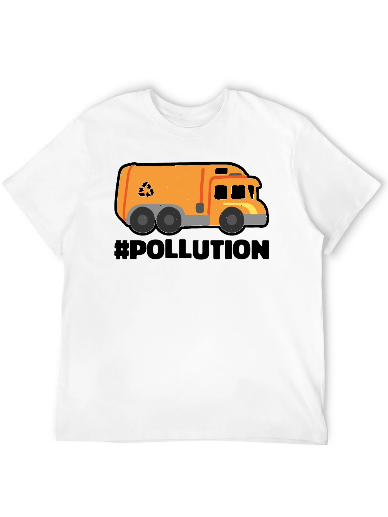 Recycle Truck Graphic T-Shirt - Pollution Awareness Tee