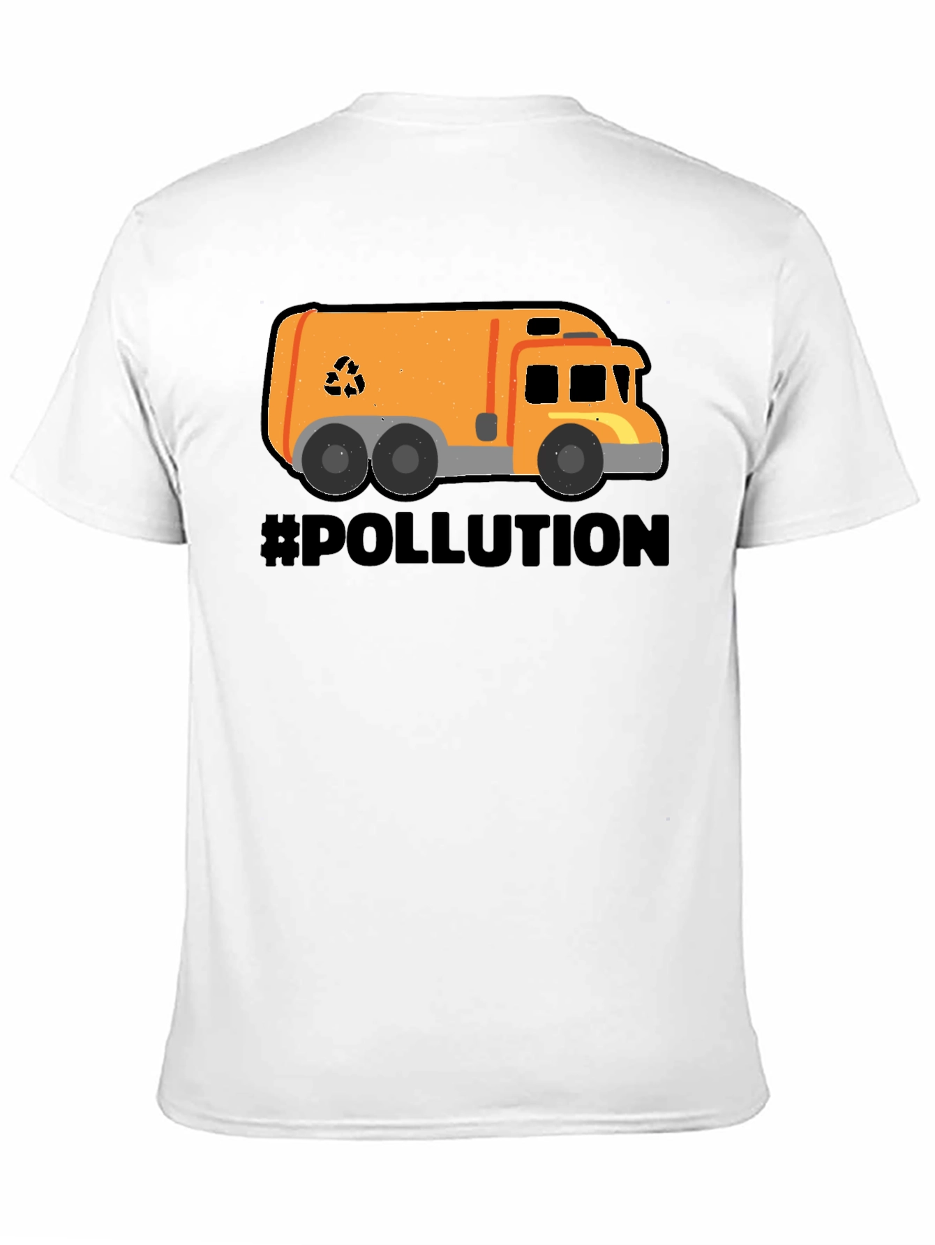 Recycle Truck Graphic T-Shirt - Pollution Awareness Tee