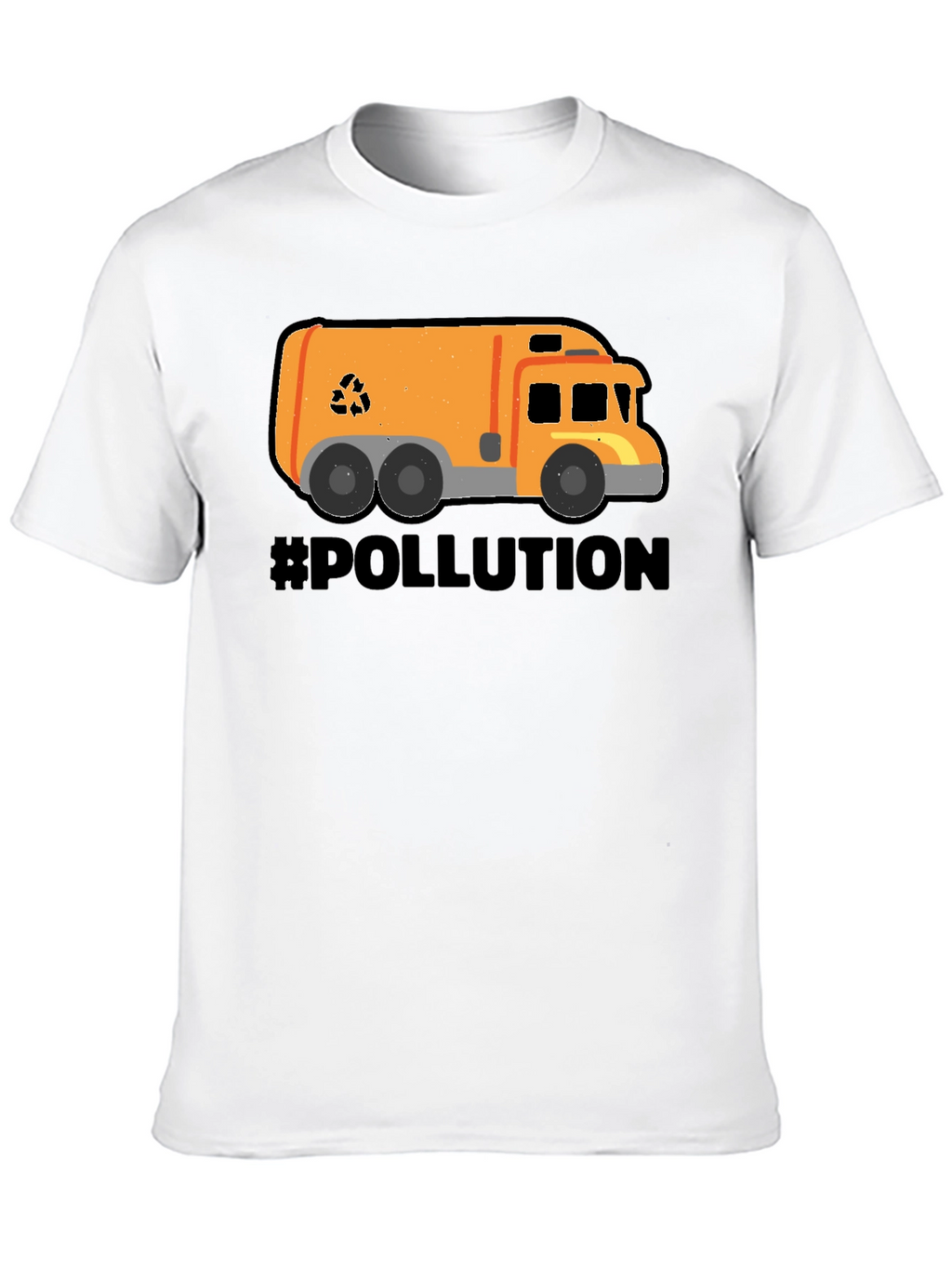 Recycle Truck Graphic T-Shirt - Pollution Awareness Tee