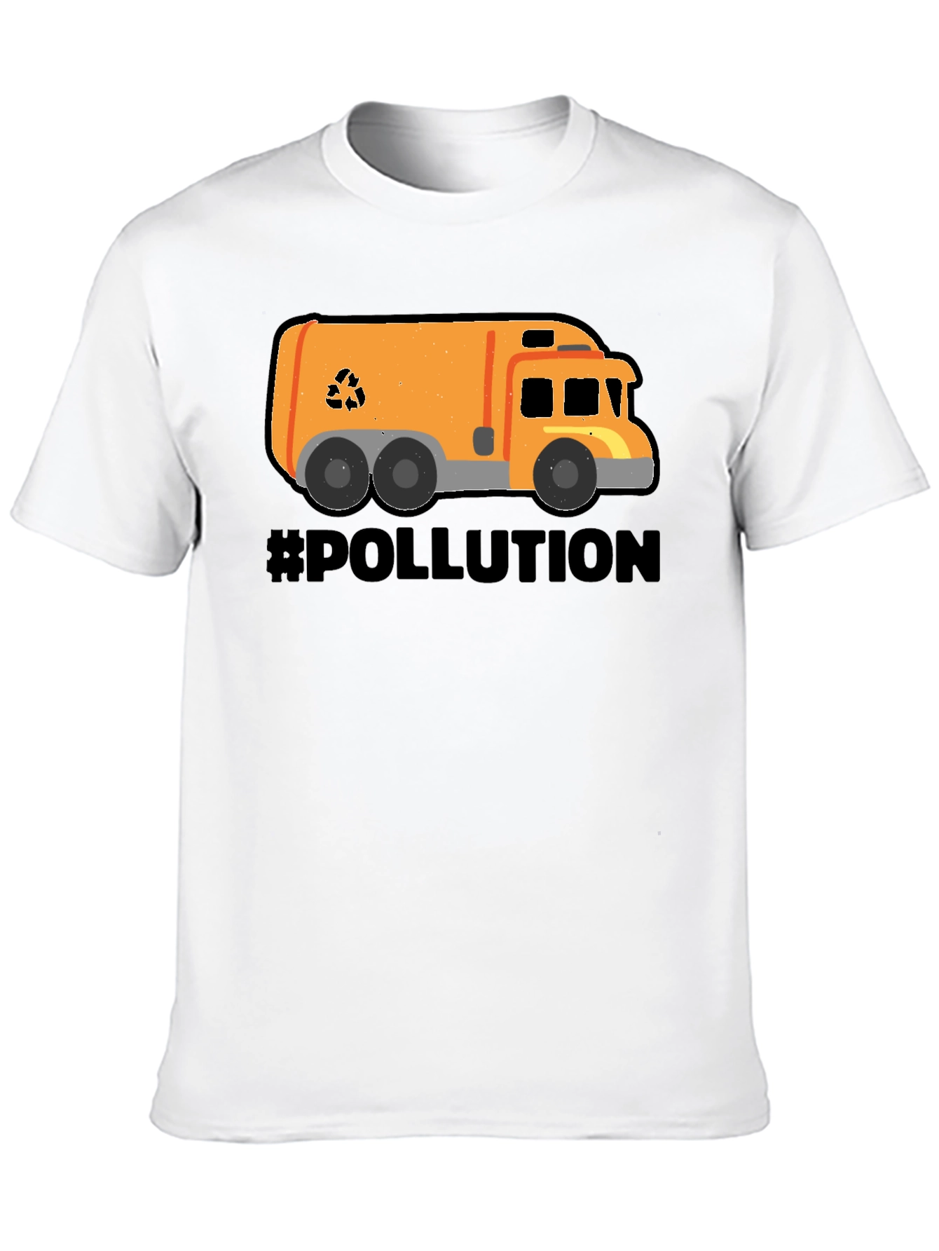Recycle Truck Graphic T-Shirt - Pollution Awareness Tee