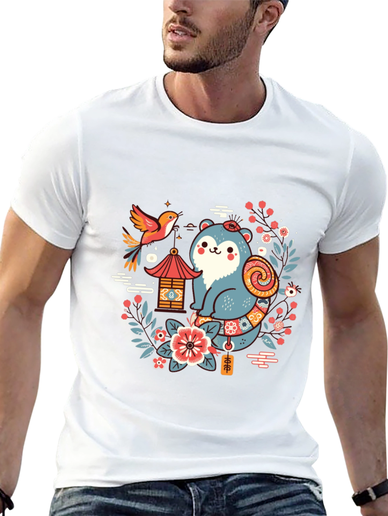 Cute Animal Graphic Tee