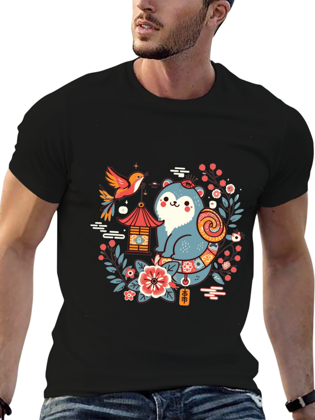 Cute Animal Graphic Tee