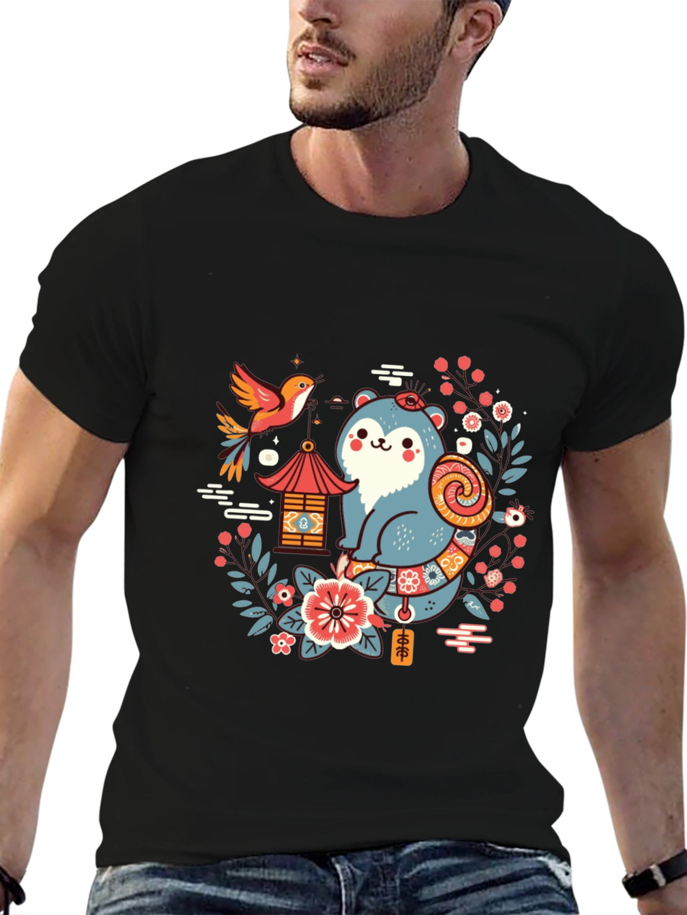 Cute Animal Graphic Tee