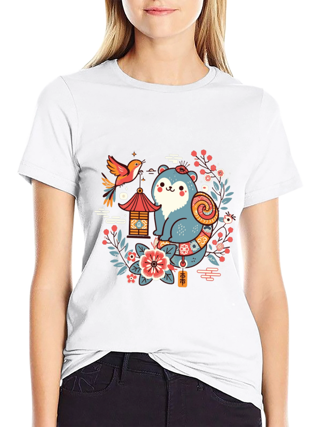 Cute Animal Graphic Tee