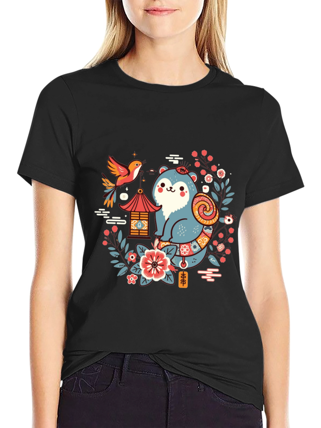 Cute Animal Graphic Tee