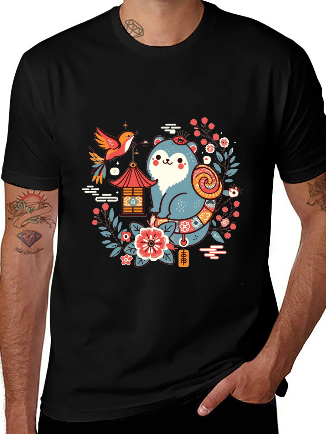 Cute Animal Graphic Tee
