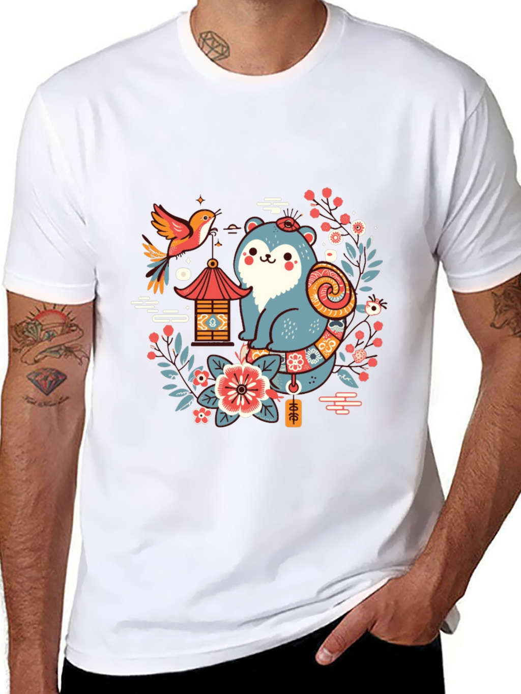 Cute Animal Graphic Tee