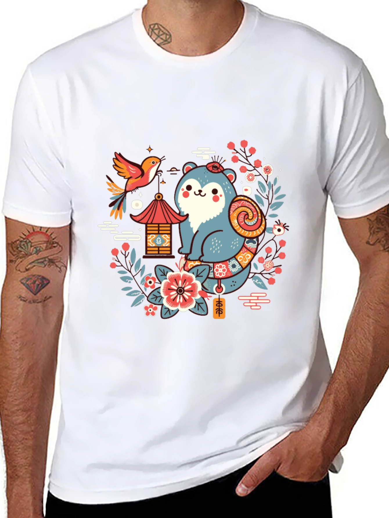 Cute Animal Graphic Tee
