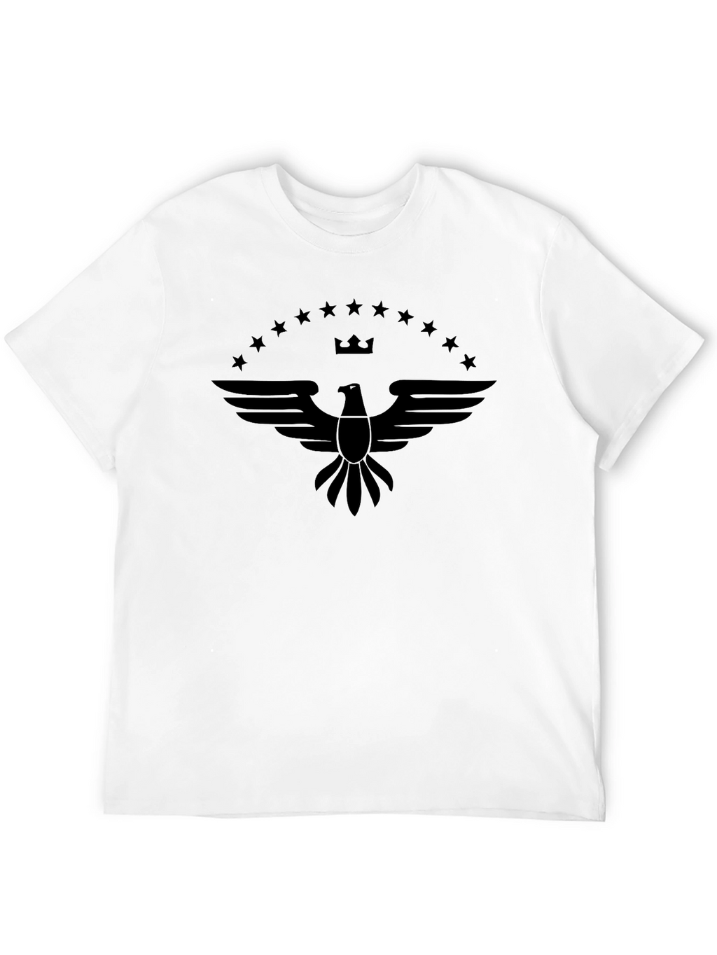 Eagle Crest Graphic Tee - Black Cotton Blend