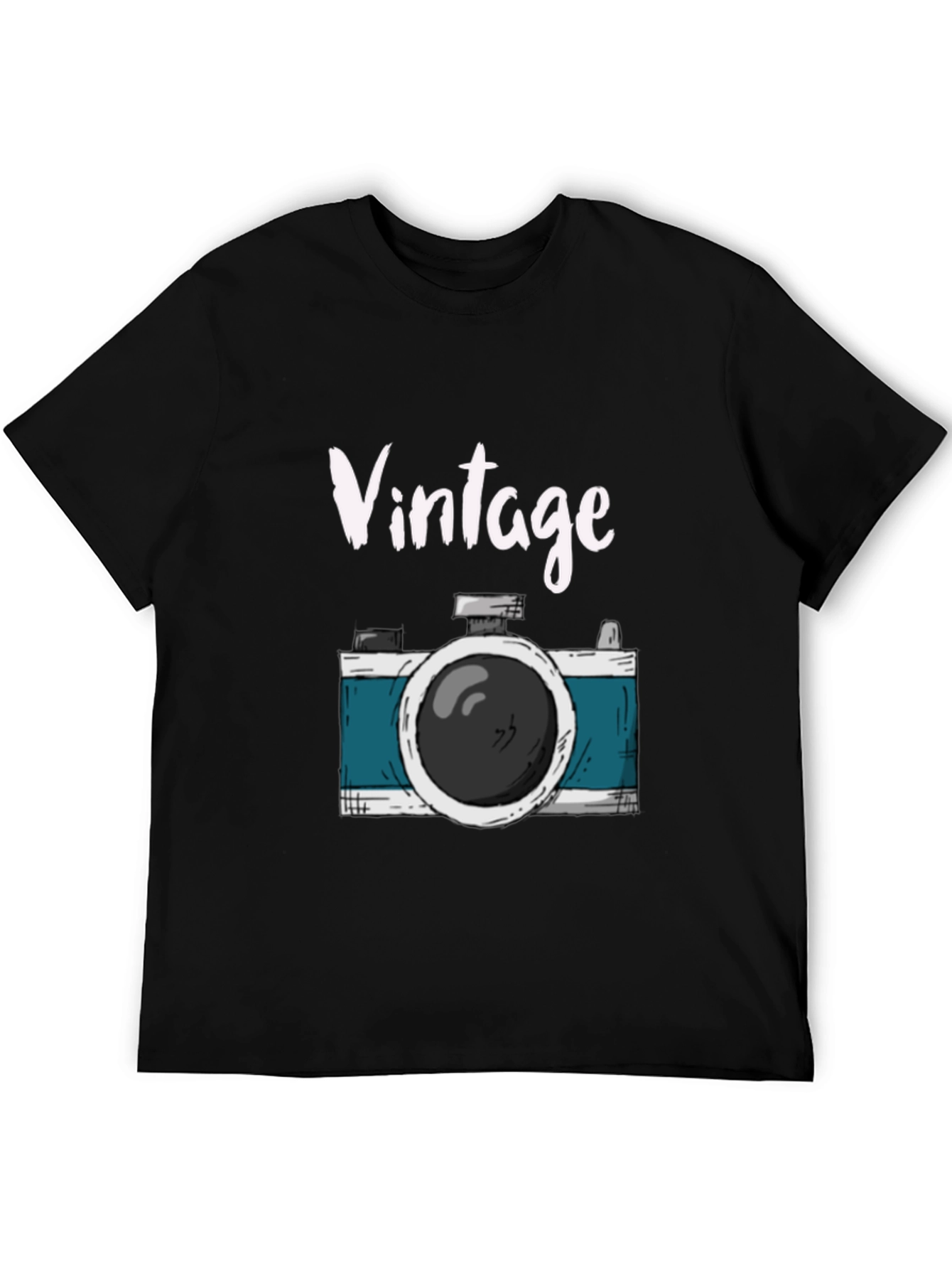 Vintage Camera Graphic Tee - Classic Style!