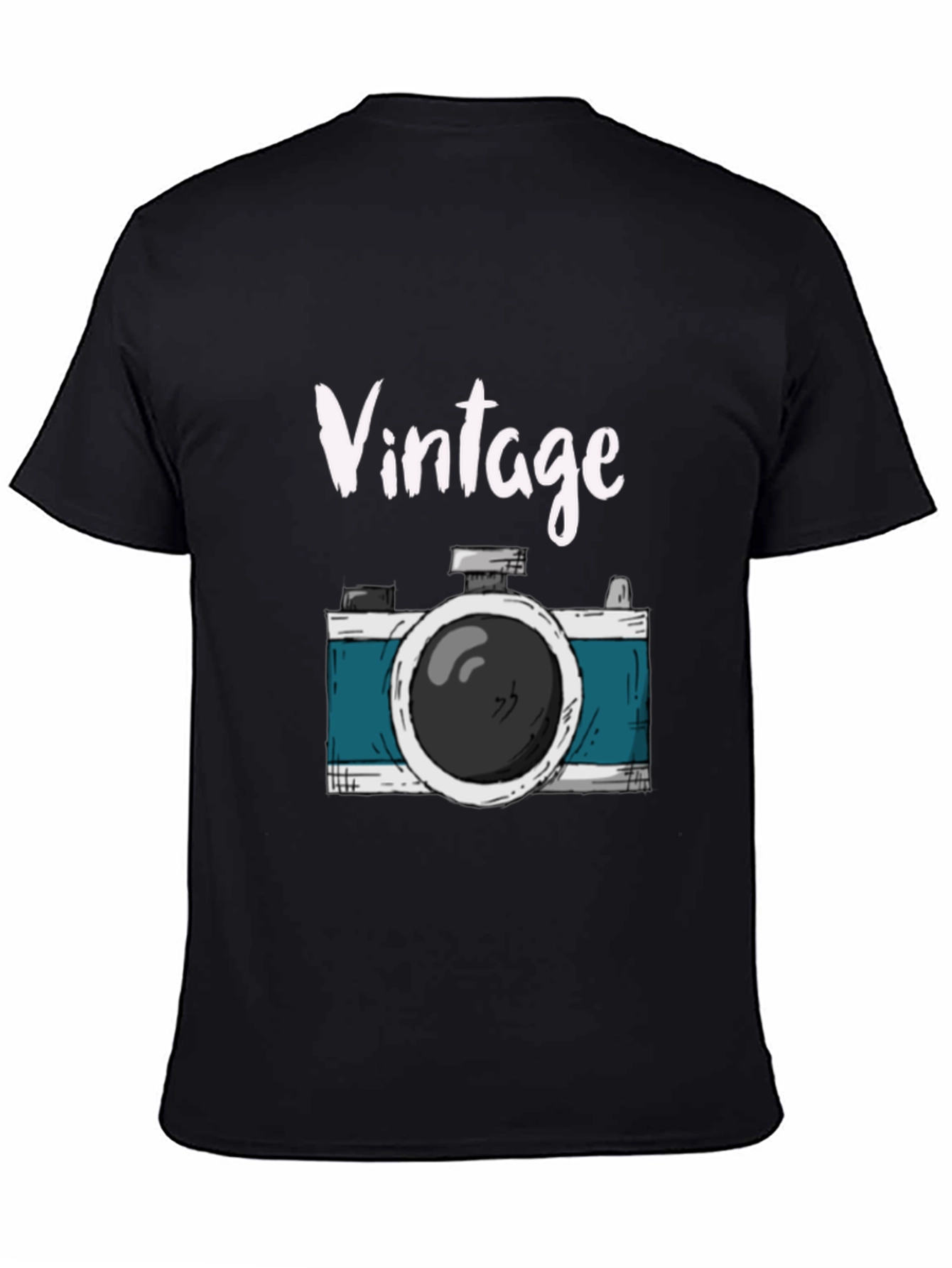 Vintage Camera Graphic Tee - Classic Style!