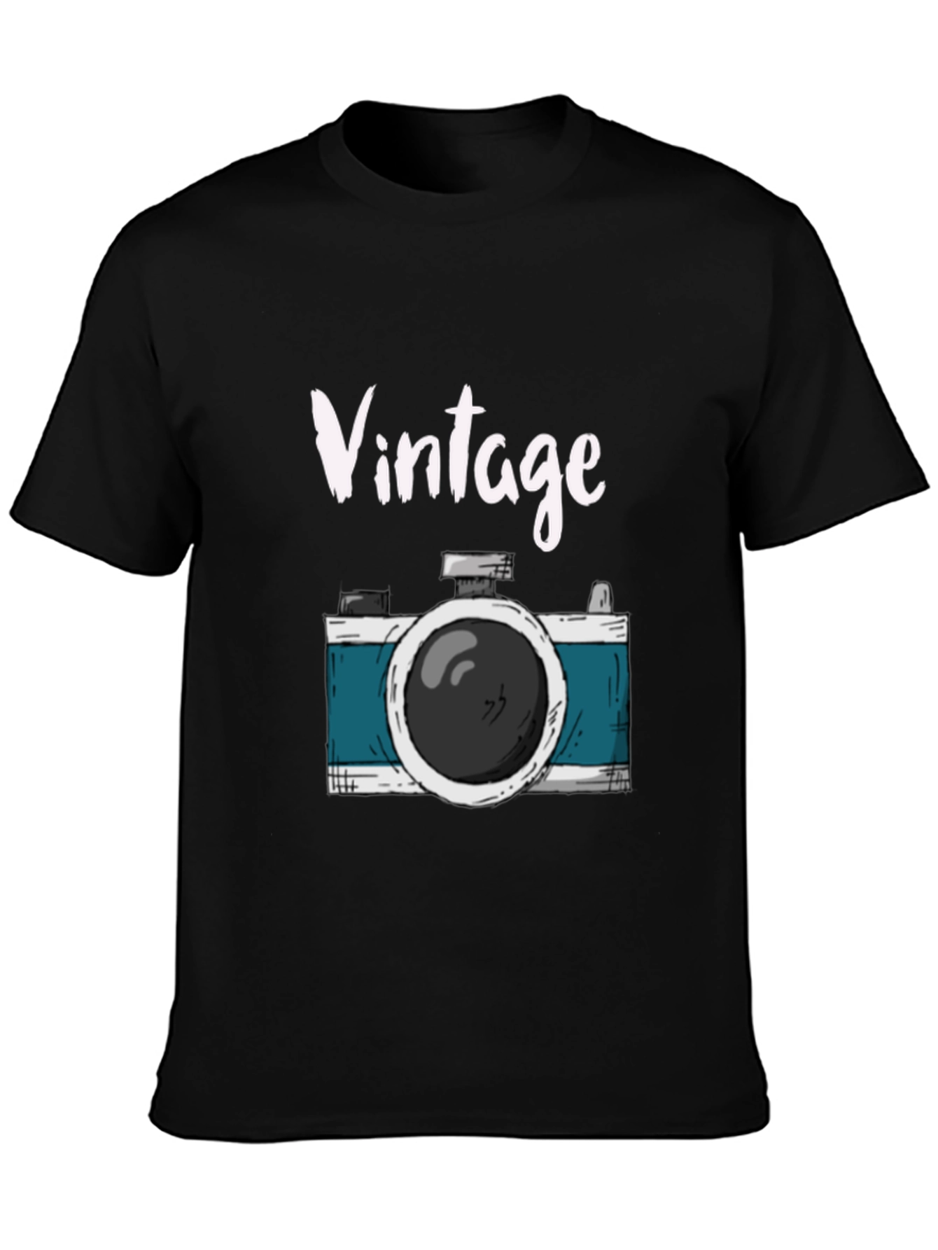 Vintage Camera Graphic Tee - Classic Style!