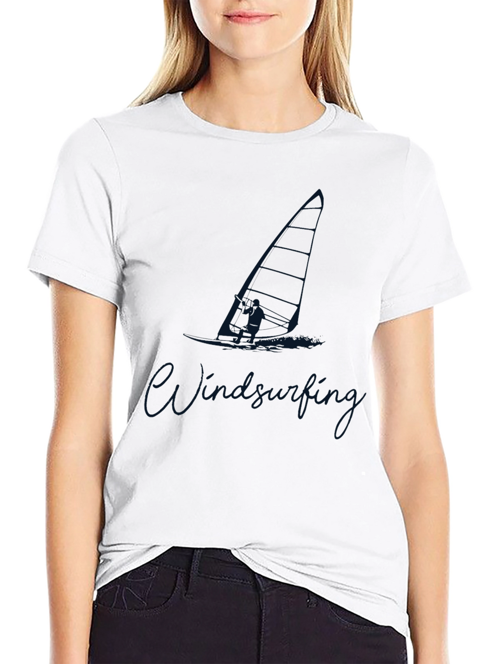 Windsurfing Graphic Tee - Stylish Sport Shirt