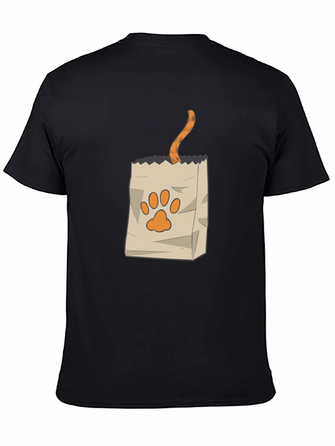 Cat in Bag Graphic Tee - Funny Pet Lover Shirt