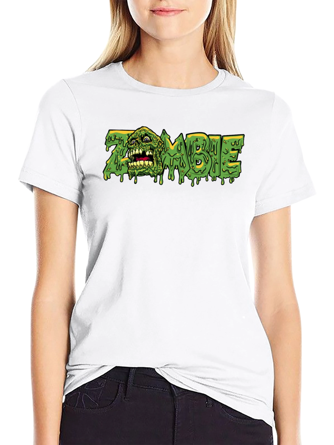 Zombie Graphic Black T-Shirt - Horror Movie Tee