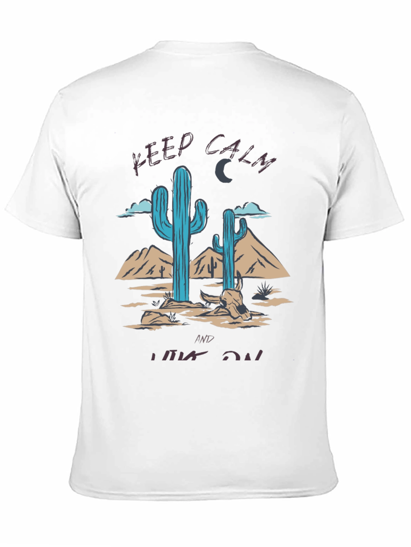 Keep Calm & Hike On Desert Cactus T-Shirt