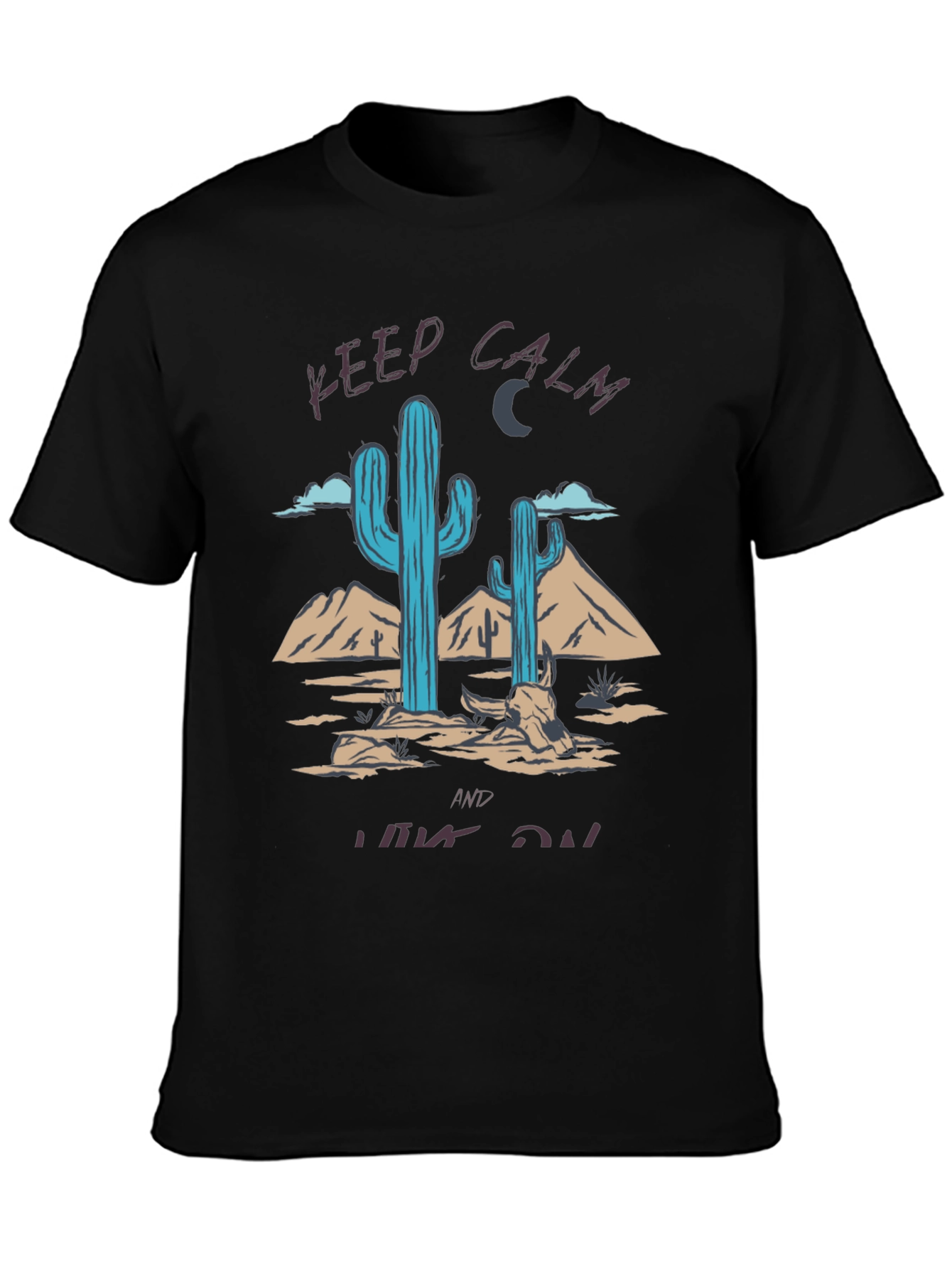 Keep Calm & Hike On Desert Cactus T-Shirt