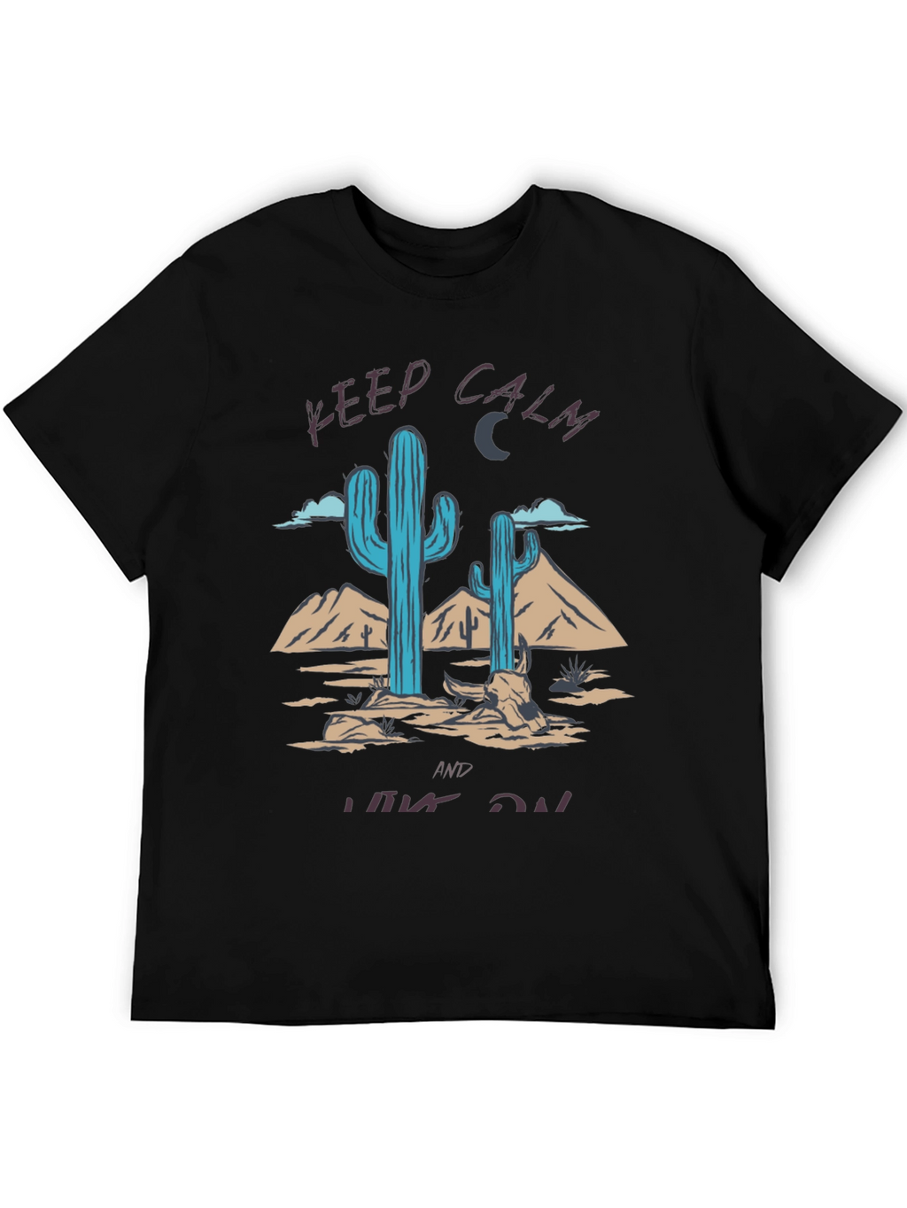 Keep Calm & Hike On Desert Cactus T-Shirt