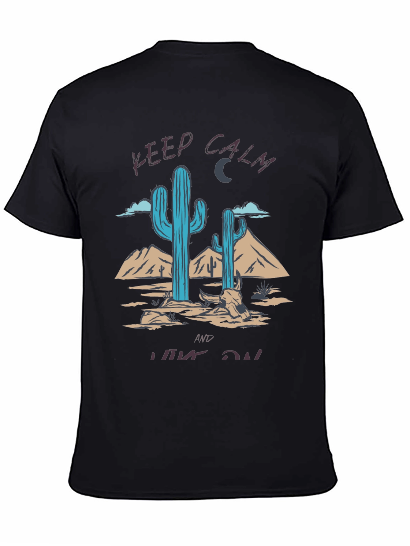 Keep Calm & Hike On Desert Cactus T-Shirt