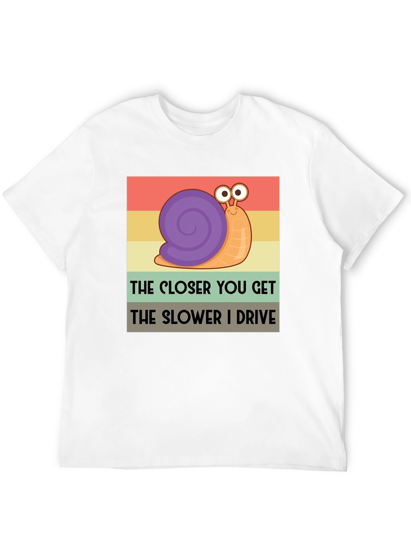 Funny Snail Slow Driver T-Shirt