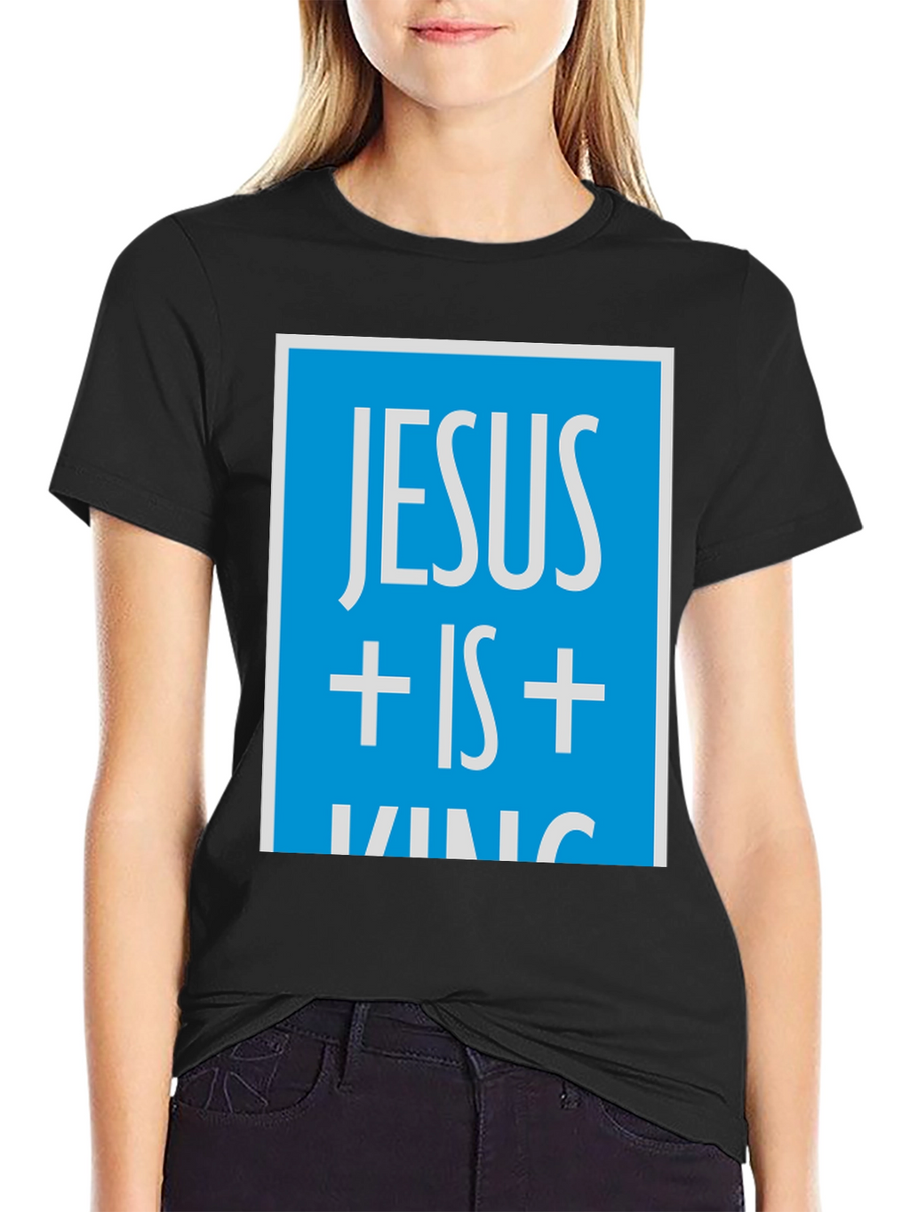 Jesus is King Graphic Tee - Christian Apparel