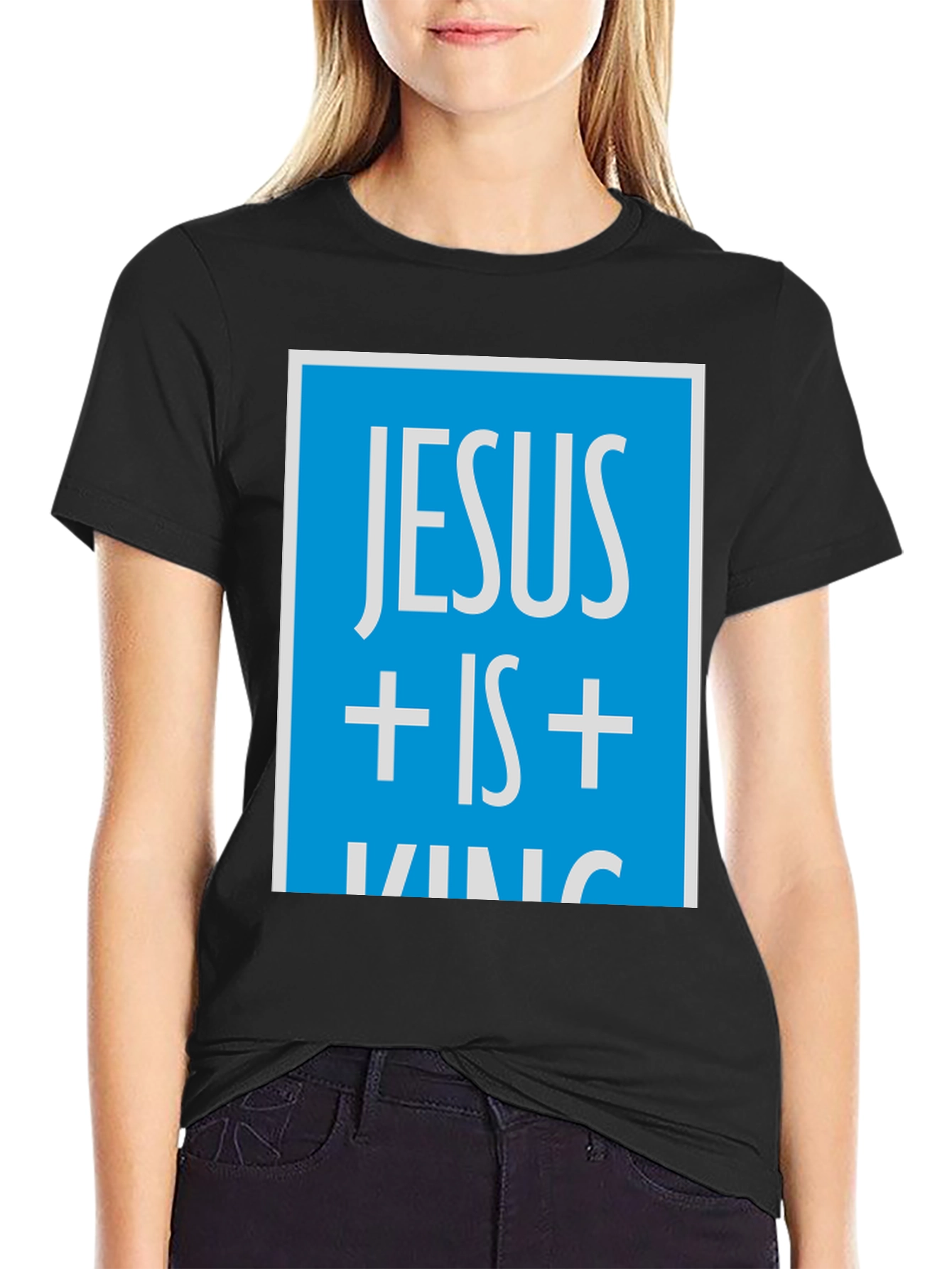 Jesus is King Graphic Tee - Christian Apparel