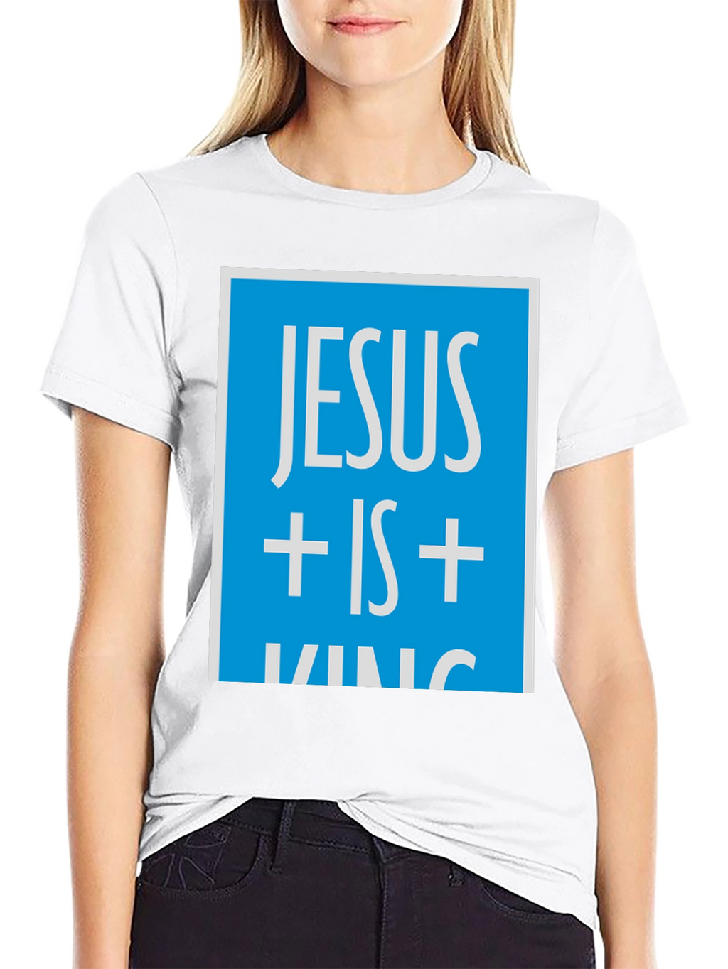 Jesus is King Graphic Tee - Christian Apparel