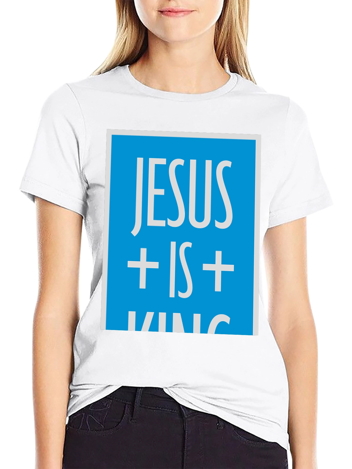 Jesus is King Graphic Tee - Christian Apparel
