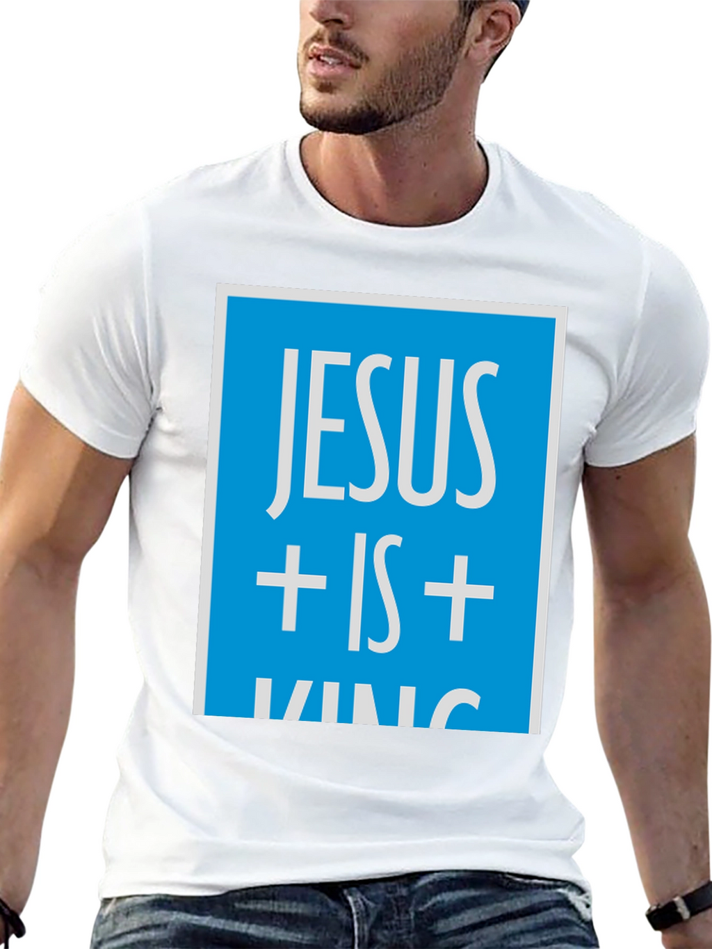 Jesus is King Graphic Tee - Christian Apparel