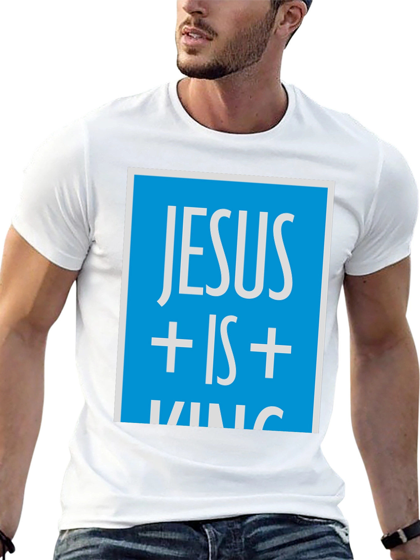 Jesus is King Graphic Tee - Christian Apparel