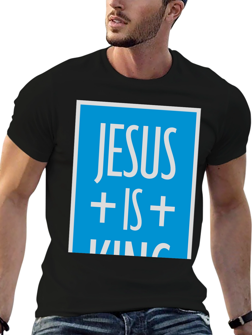 Jesus is King Graphic Tee - Christian Apparel