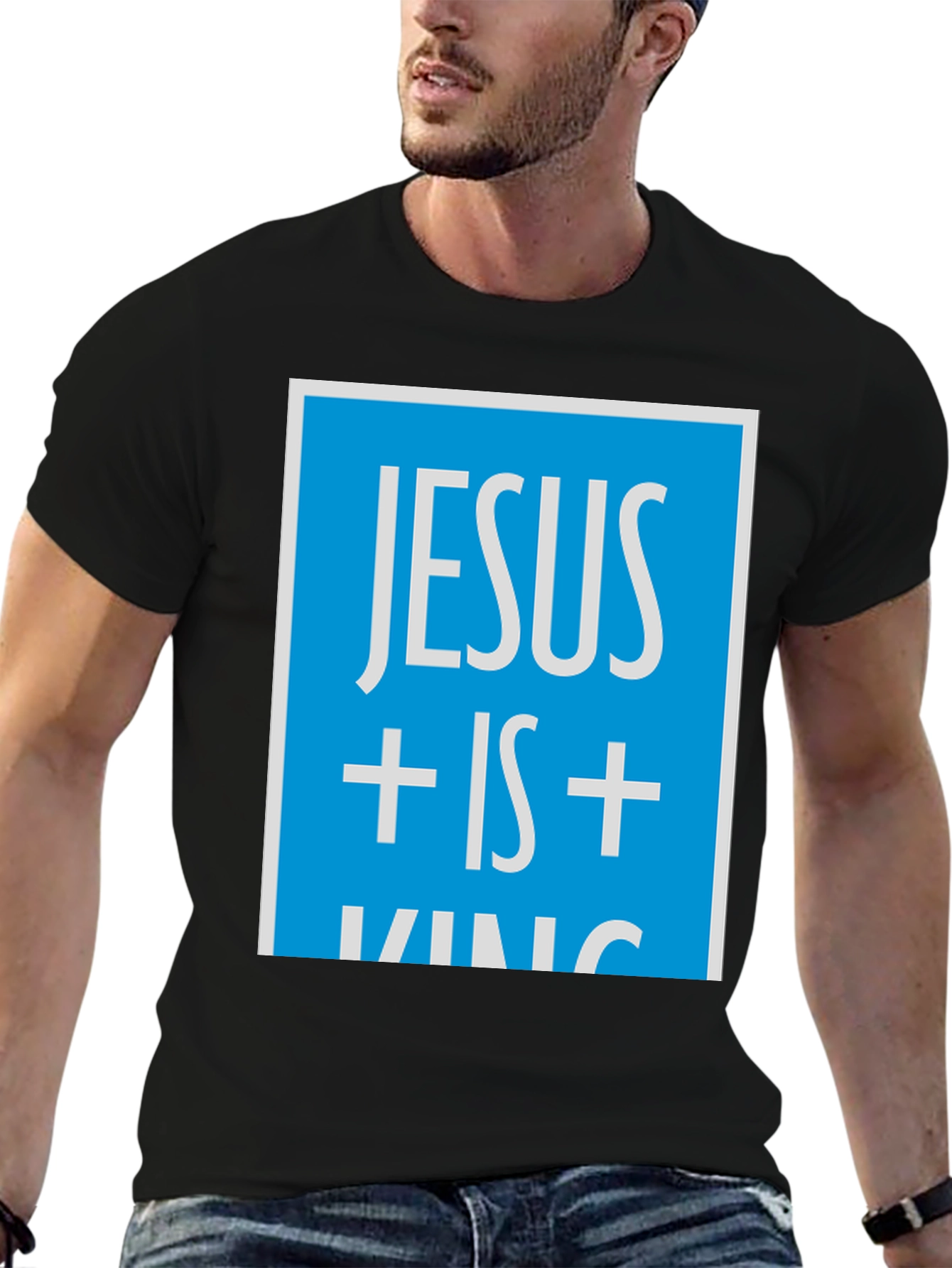 Jesus is King Graphic Tee - Christian Apparel