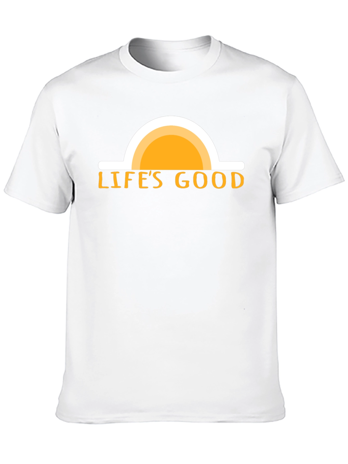Lifes Good Graphic Tee - Black Cotton T-Shirt