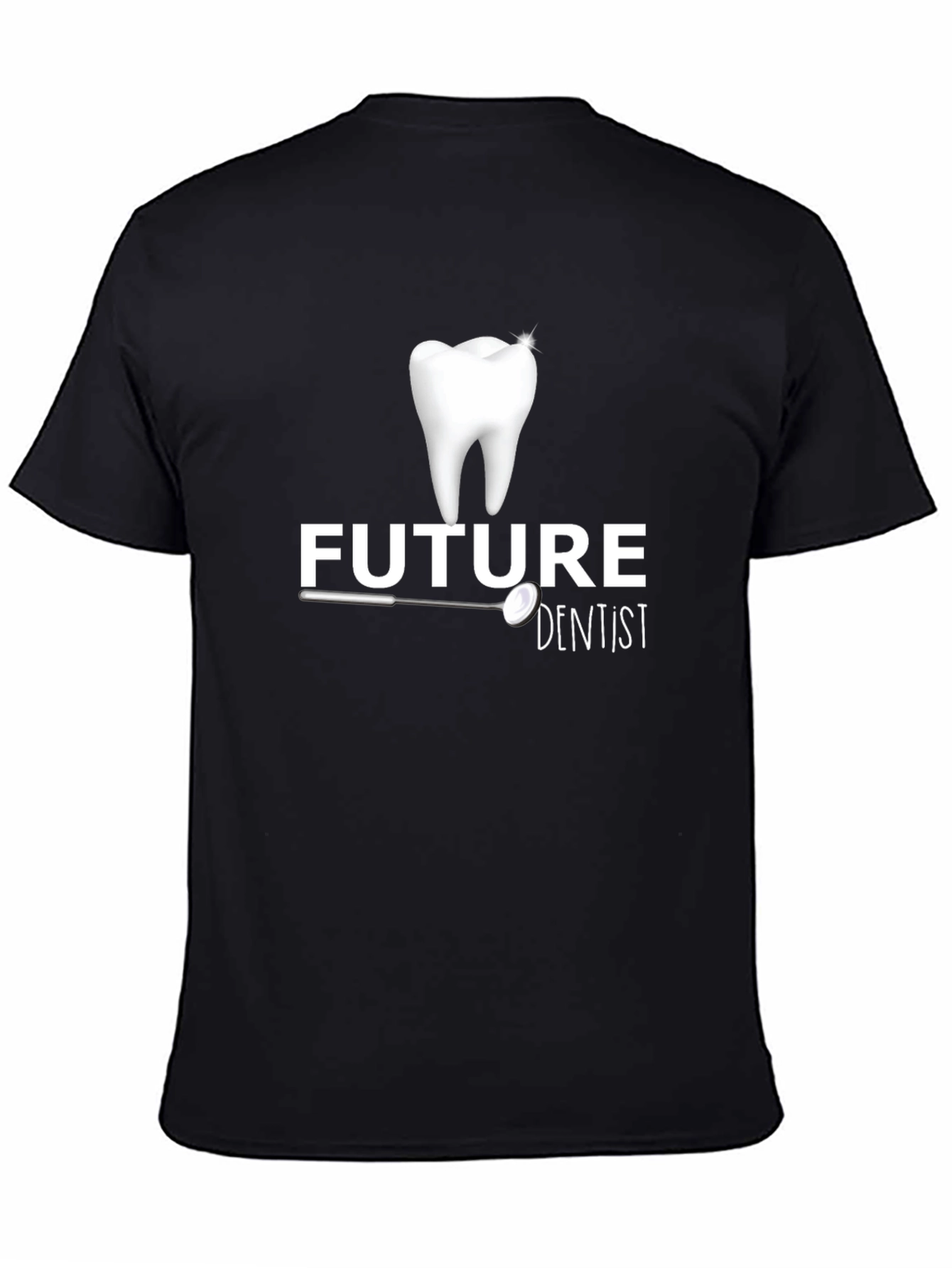 Future Dentist T-Shirt - Tooth & Mirror Design