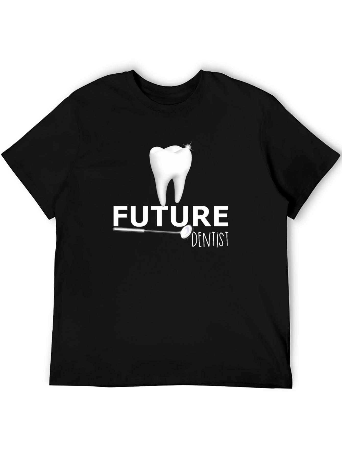Future Dentist T-Shirt - Tooth & Mirror Design