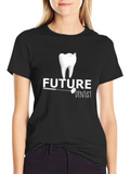 Future Dentist T-Shirt - Tooth & Mirror Design