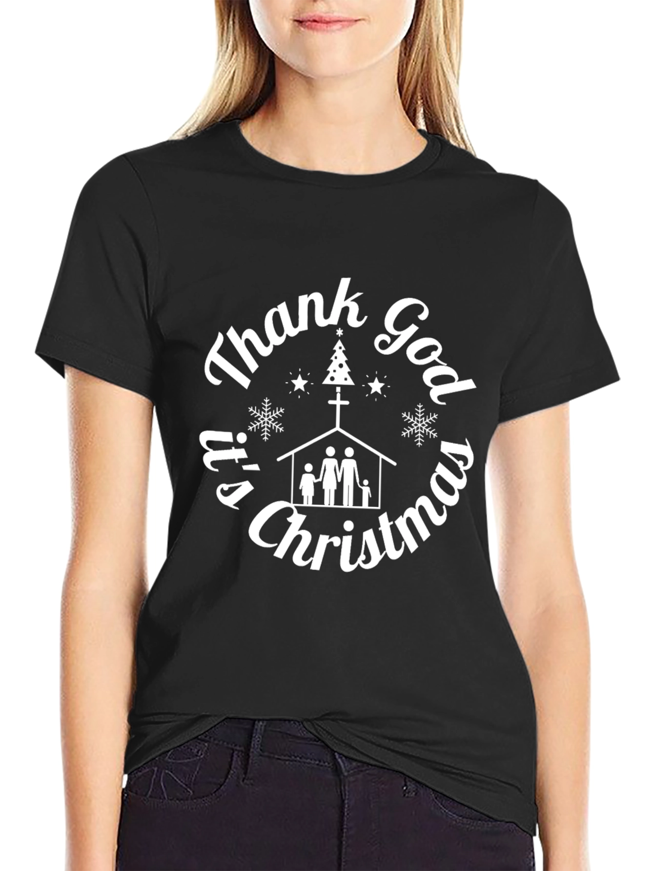 Thank God Its Christmas Graphic Tee