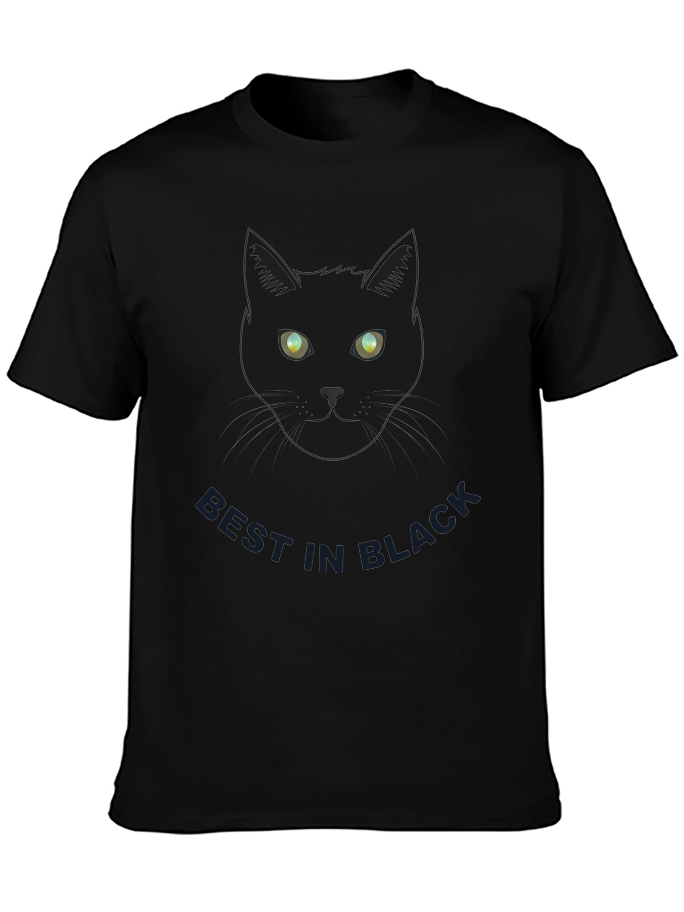 Best In Black Cat Tee - Soft Cotton Blend