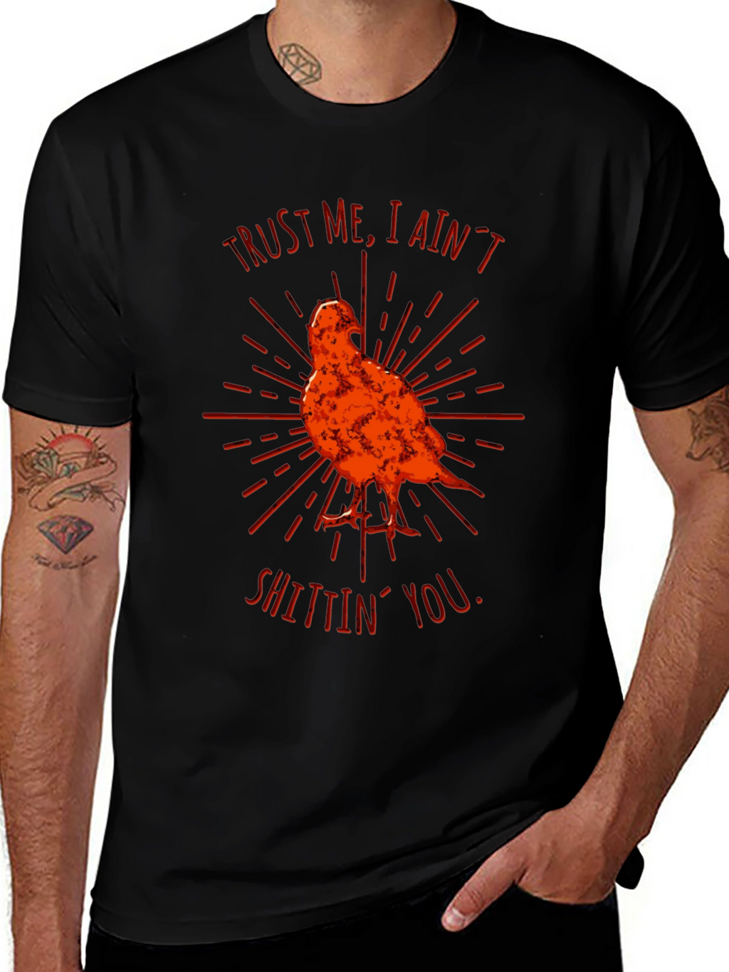 Trust Me Bird Graphic Tee - Funny Graphic T-Shirt