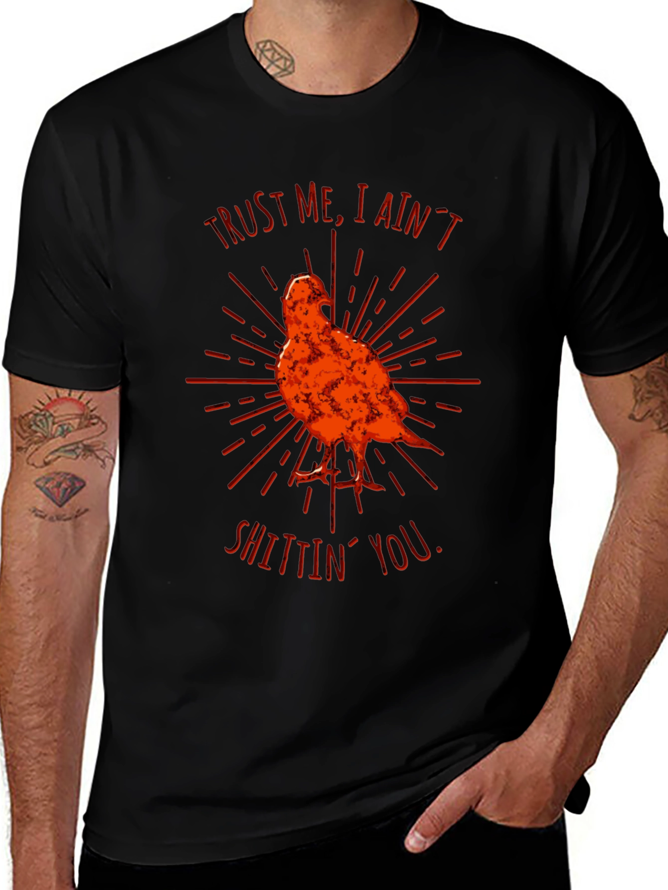 Trust Me Bird Graphic Tee - Funny Graphic T-Shirt