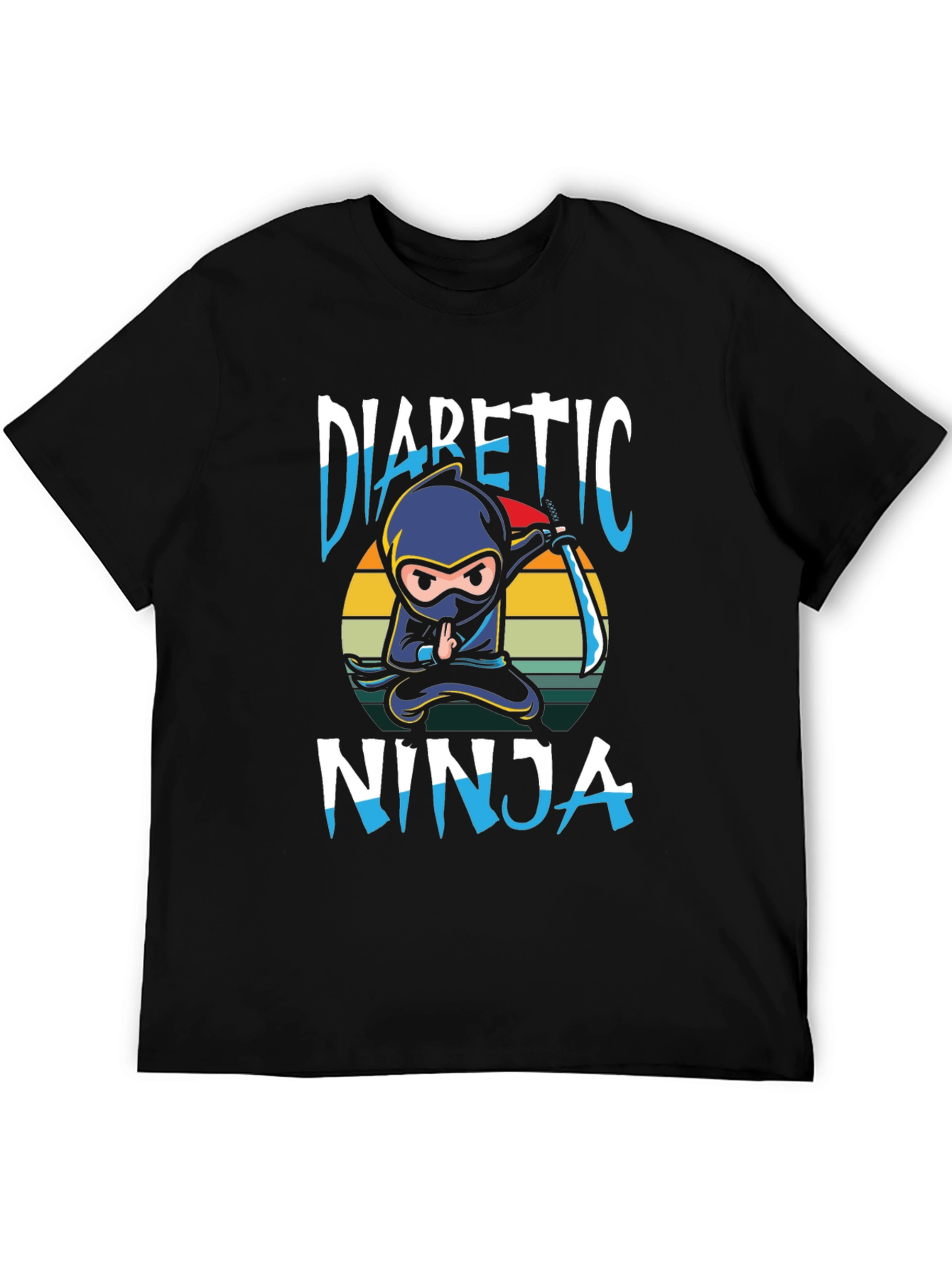 Diabetic Ninja Graphic T-Shirt