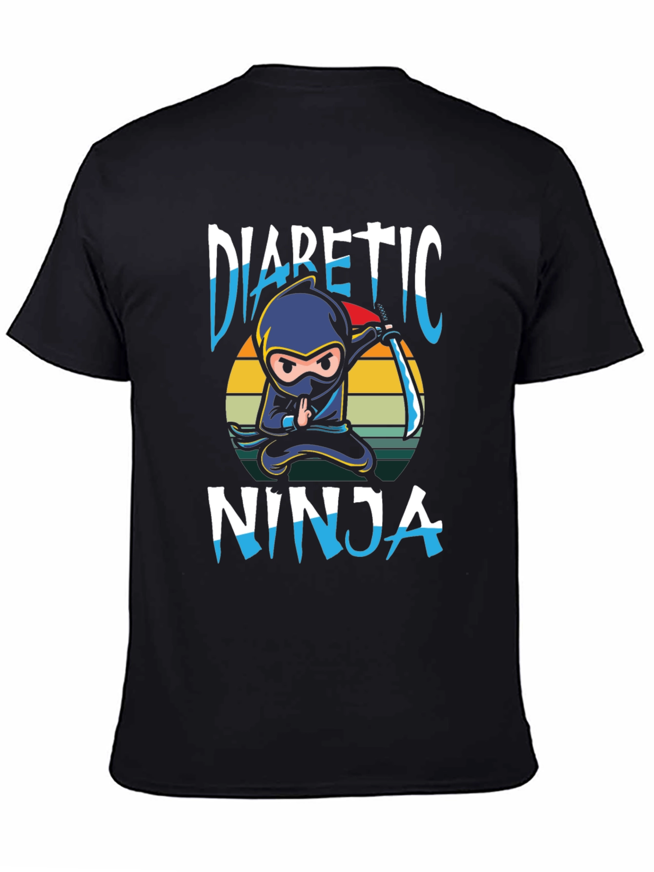 Diabetic Ninja Graphic T-Shirt