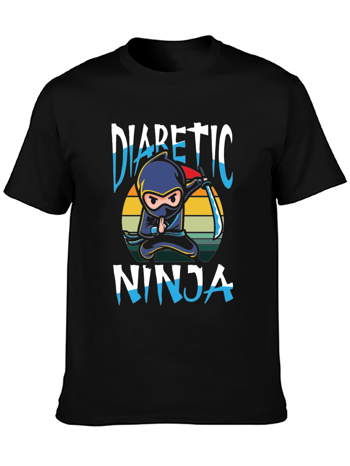 Diabetic Ninja Graphic T-Shirt