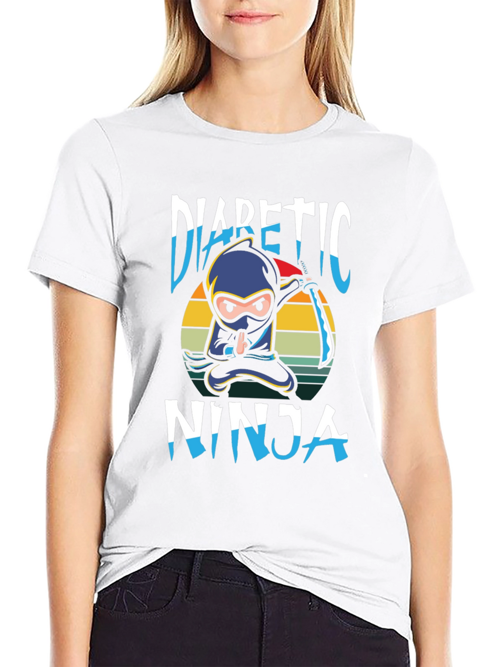 Diabetic Ninja Graphic T-Shirt