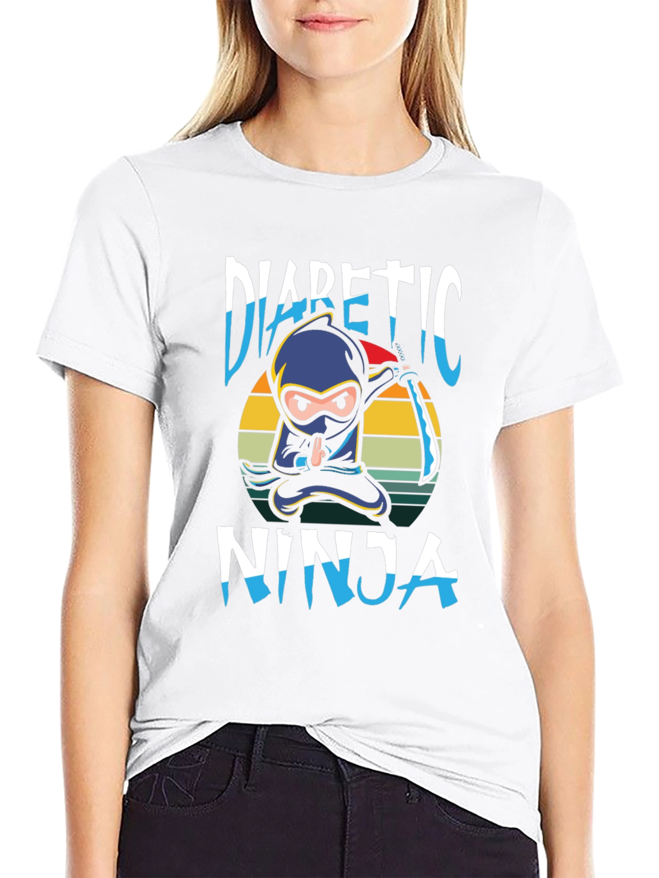 Diabetic Ninja Graphic T-Shirt