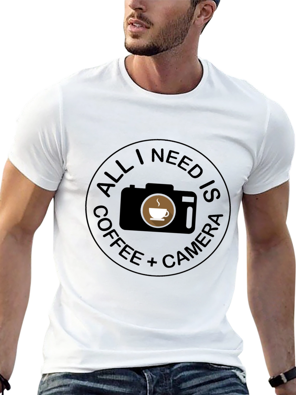 Coffee & Camera T-Shirt - Photographers Essential