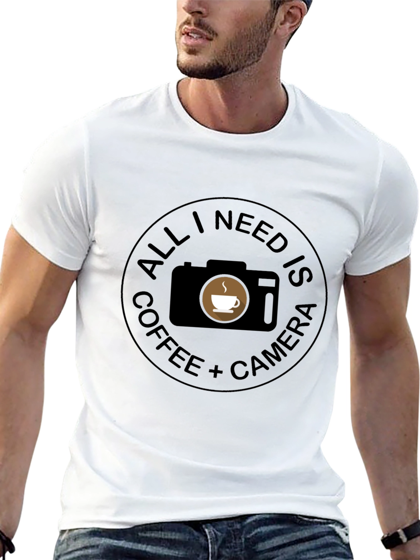 Coffee & Camera T-Shirt - Photographers Essential
