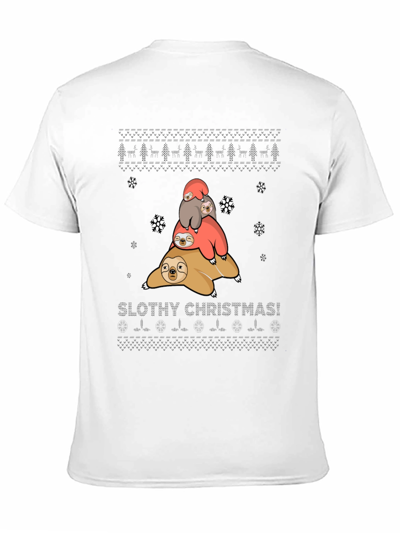 Slothy Christmas T-Shirt
